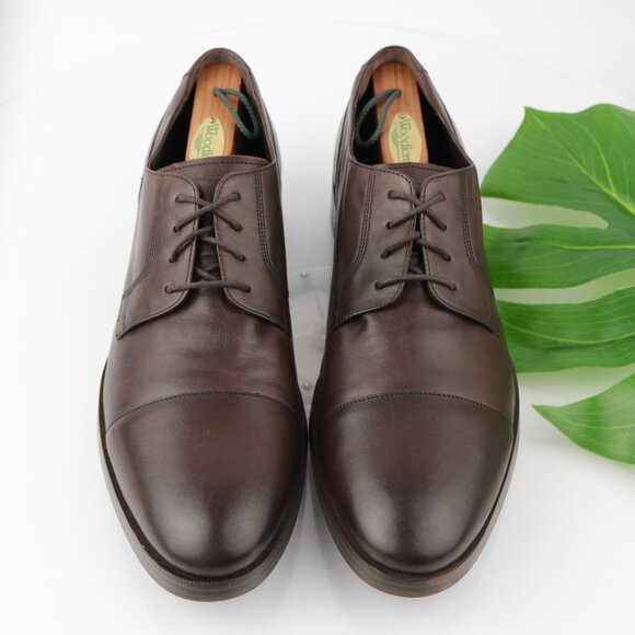 Cole Haan Mens Henry GrandOS Oxfords Size 11 M Brown Leather Cap Toe Dress Shoes main image 13
